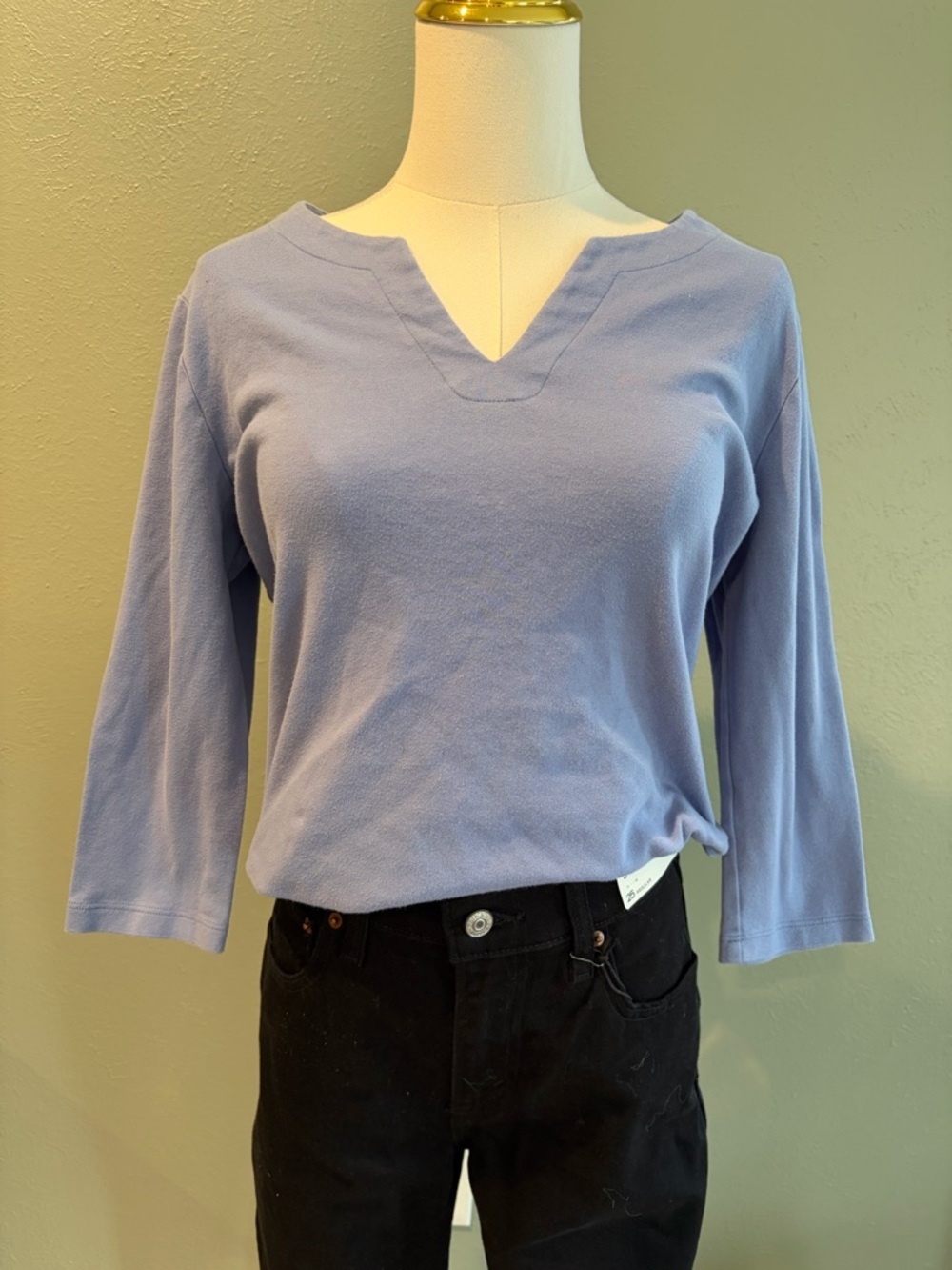 Orvis Women's V-Neck 3/4 Sleeve Top